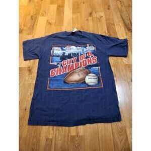 NE Patriots Boston Red Sox CITY OF CHAMPIONS T Shirt Men's M